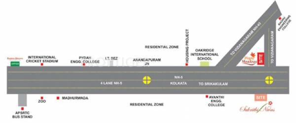 Images for Location Plan of Subhagruha Projects Maple Meadows Phase VI