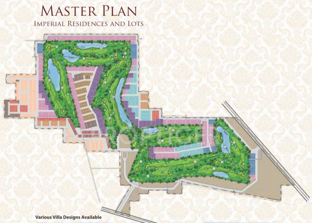 emerald lands india pvt ltd the imperial residency Master Plan