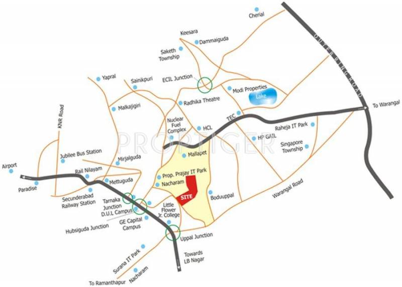 Images for Location Plan of Apurupa Infra Apurupas Sri Nivas Heights