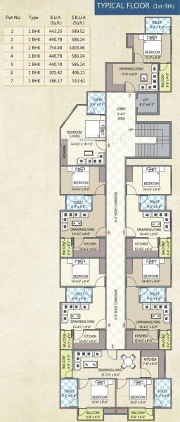 Images for Cluster Plan of IPG Sanrachna Shri Krishnam Apartment