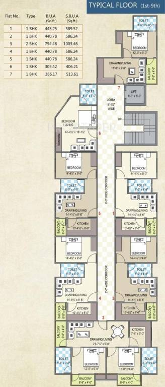 Images for Cluster Plan of IPG Sanrachna Shri Krishnam Apartment