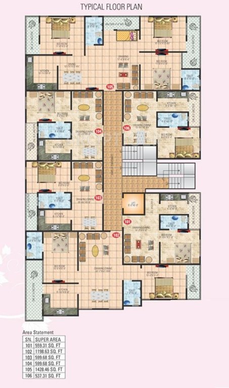 Images for Cluster Plan of IPG V3 Premium Residential Flats