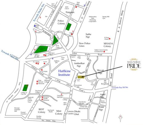  pride Images for Location Plan of Matoshree Pride