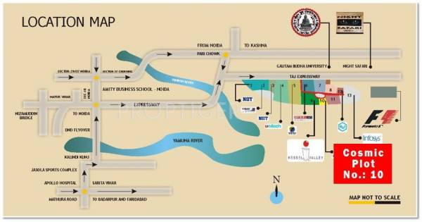 Images for Location Plan of Cosmic Corporate Park 1 Images for Location Plan of Cosmic Corporate Park 1