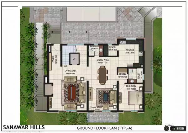 Typical Floor Plan for Ground Floor sanawar-hills Typical Floor Plan for Ground Floor