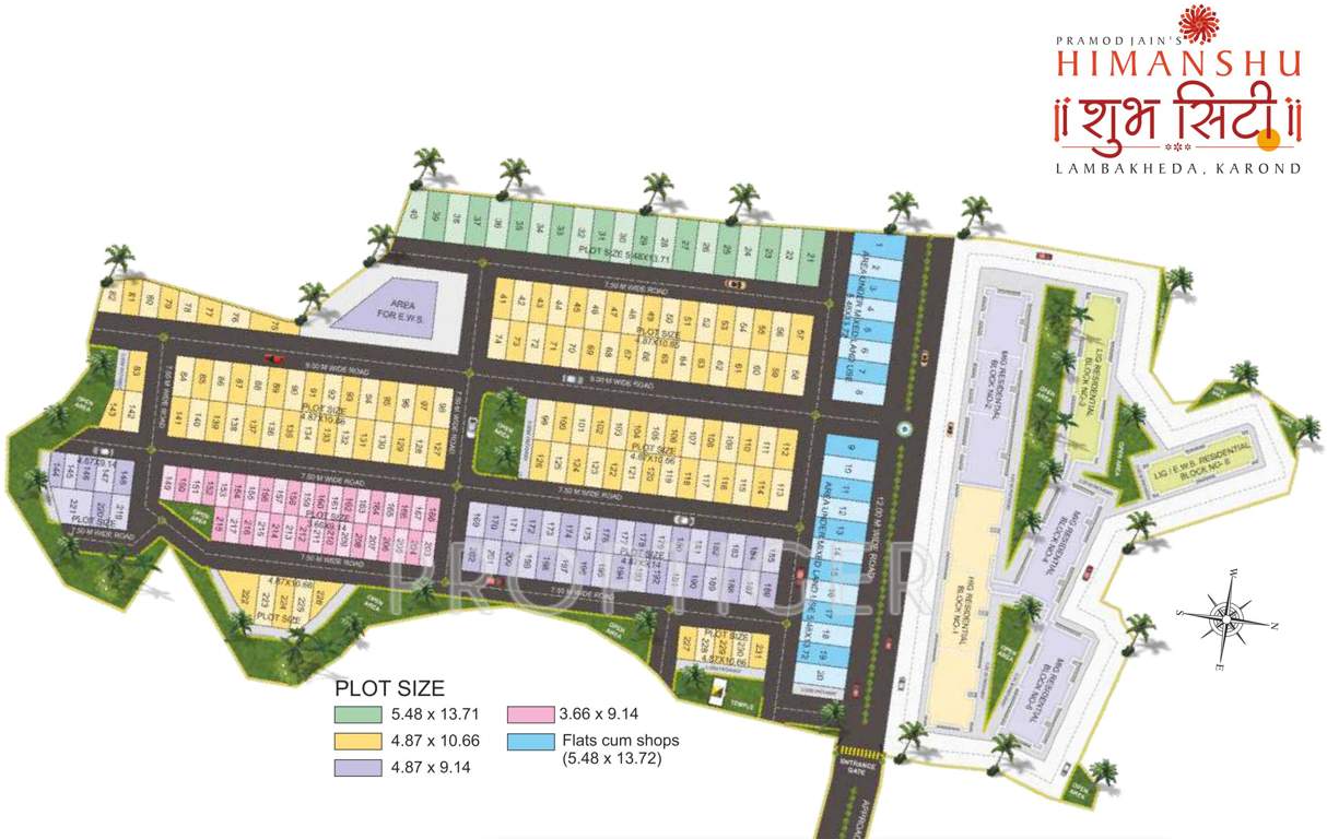 Images for Layout Plan of Shri Parasnath Builders and Developers Himanshu Shubh City Villas