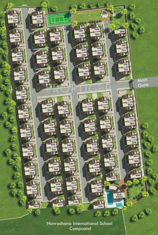 vistas Images for Layout Plan of Pratham Vistas