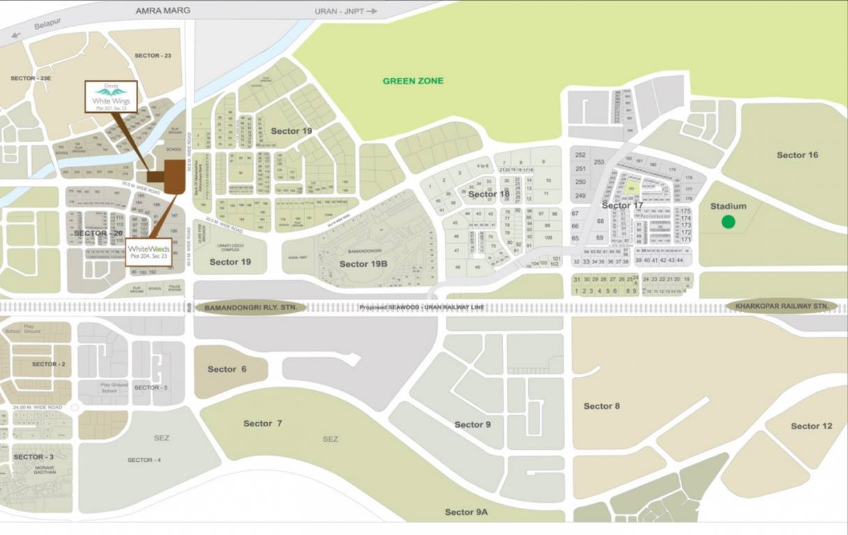  white wings Location Plan