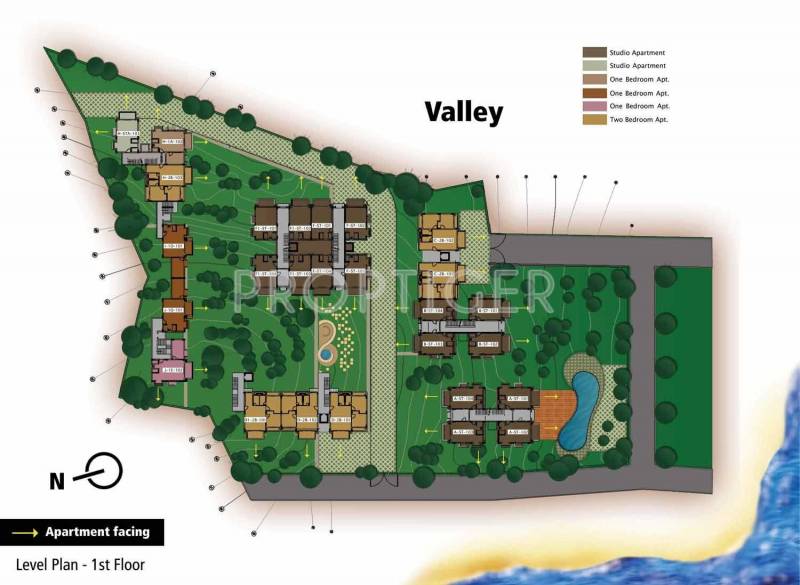  palolem-hills Tower D1 Cluster Plan