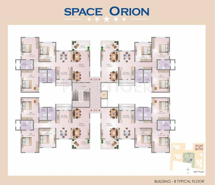  orion Tower A Cluster Plan