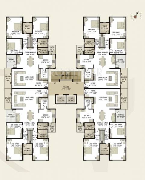 Images for Cluster Plan of Ravani Dream Palace Images for Cluster Plan of Ravani Dream Palace
