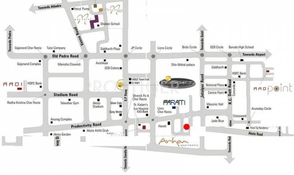 Location Plan Othello Group Arham Apartment Location Plan