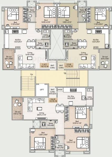 Images for Cluster Plan of Ravi Amruta Heights