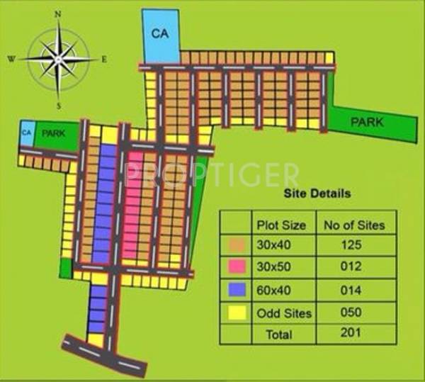 Images for Layout Plan of Garudadri Palm Island