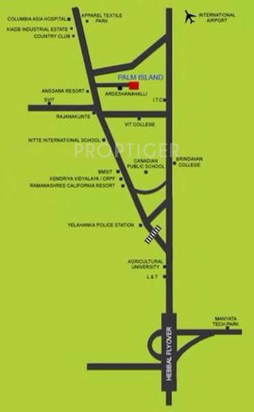 Images for Location Plan of Garudadri Palm Island
