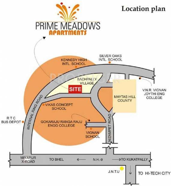  meadows Images for Location Plan of Prime Meadows