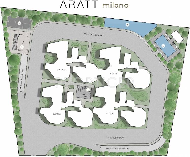  milano Images for Site Plan of Aratt Milano
