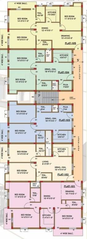 Images for Cluster Plan of Ansu Binodini Complex