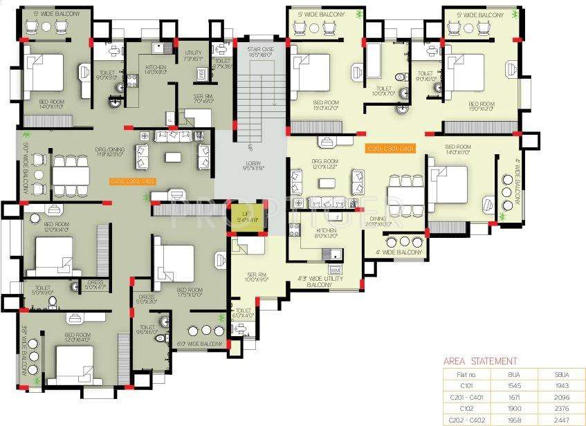 Images for Cluster Plan of Panda Nageswar Residency