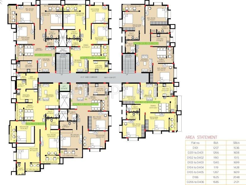 Images for Cluster Plan of Panda Nageswar Residency