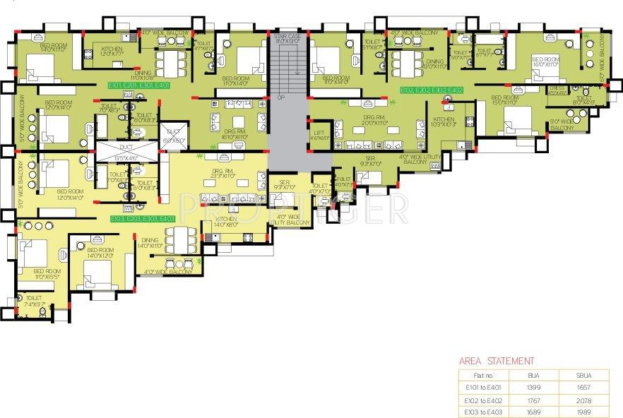 Images for Cluster Plan of Panda Nageswar Residency