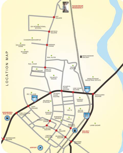  nageswar-residency Location Plan