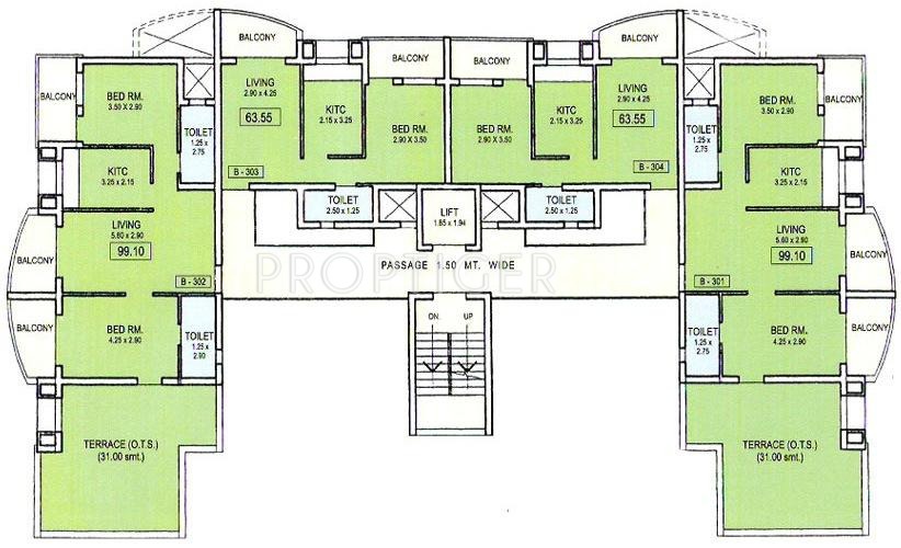  heritage princess Block A Cluster Plan