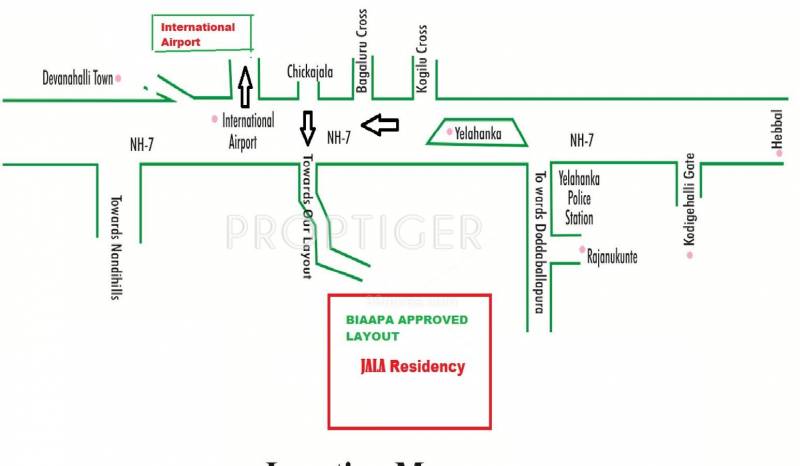 Charigan Group Jala Residency Location Plan