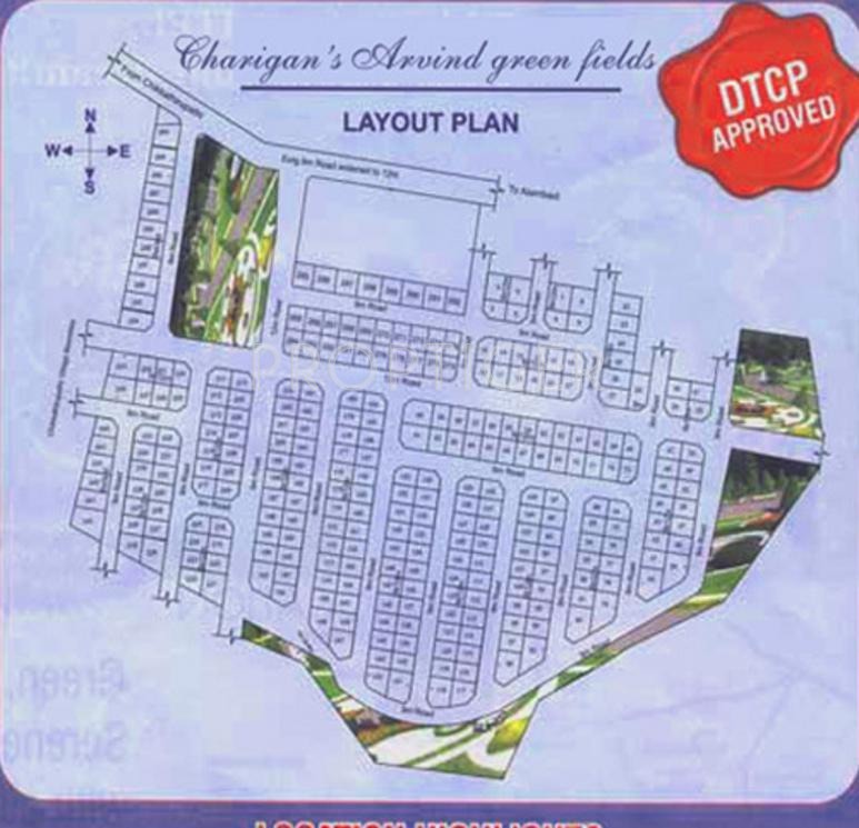 Charigan Group Charigans Aravind Green Fields Layout Plan
