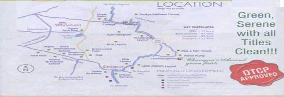 Charigan Group Charigans Aravind Green Fields Location Plan