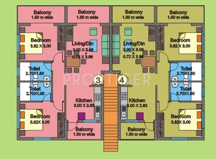 Aquarius Kda Developers Four Seasons Phase II Cluster Plan 1st Floor
