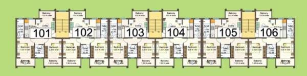 Cluster Plan 1st Floor Aquarius Kda Developers Four Seasons Phase III Cluster Plan 1st Floor