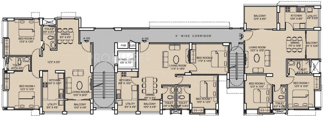 Images for Cluster Plan of Durga Projects And Infrastructure Maple