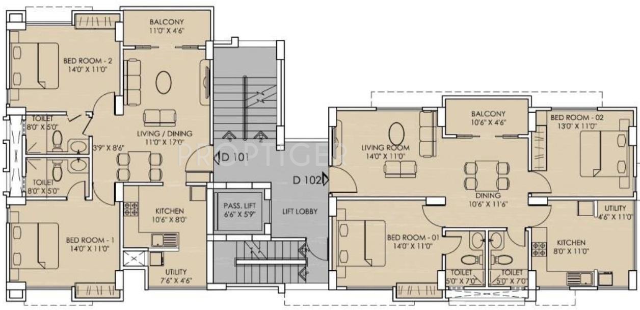Images for Cluster Plan of Durga Projects And Infrastructure Maple