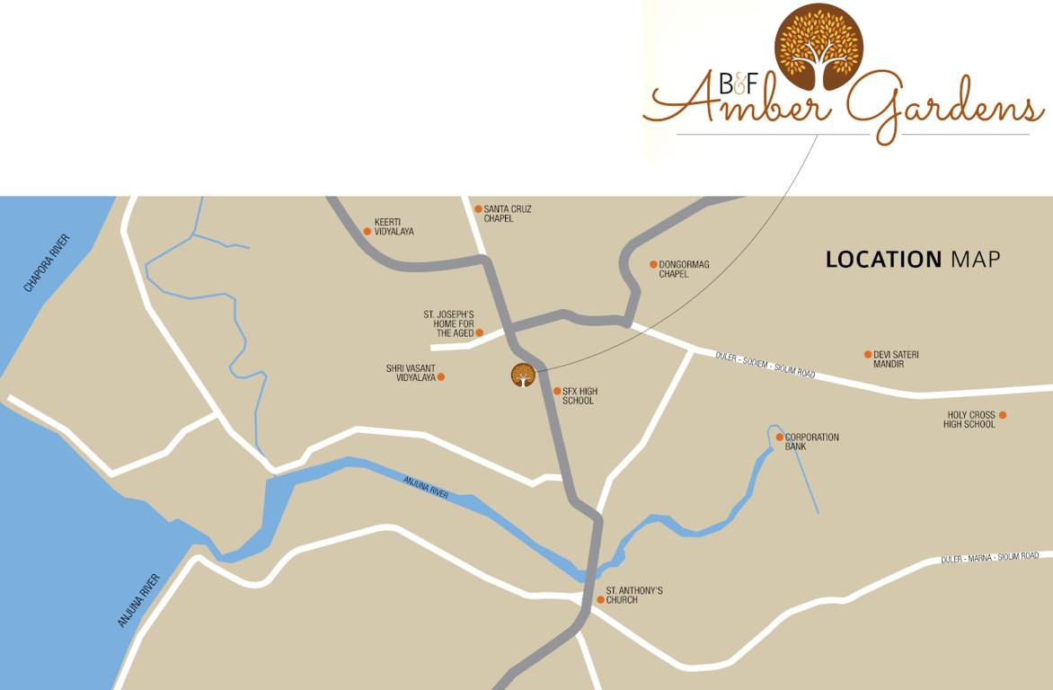  b&f amber gardens Location Plan