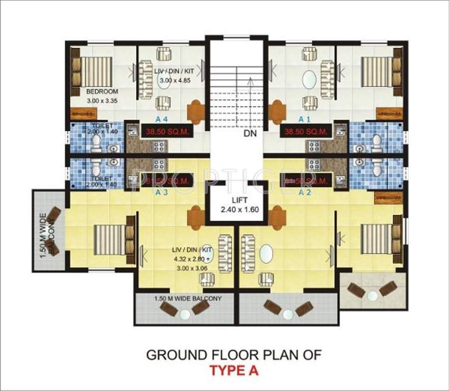 Images for Cluster Plan of B and F Ivy Retreat