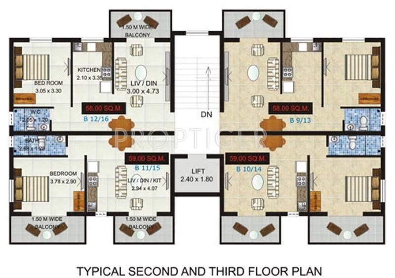 Images for Cluster Plan of B and F Ivy Retreat