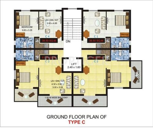 Images for Cluster Plan of B and F Ivy Retreat