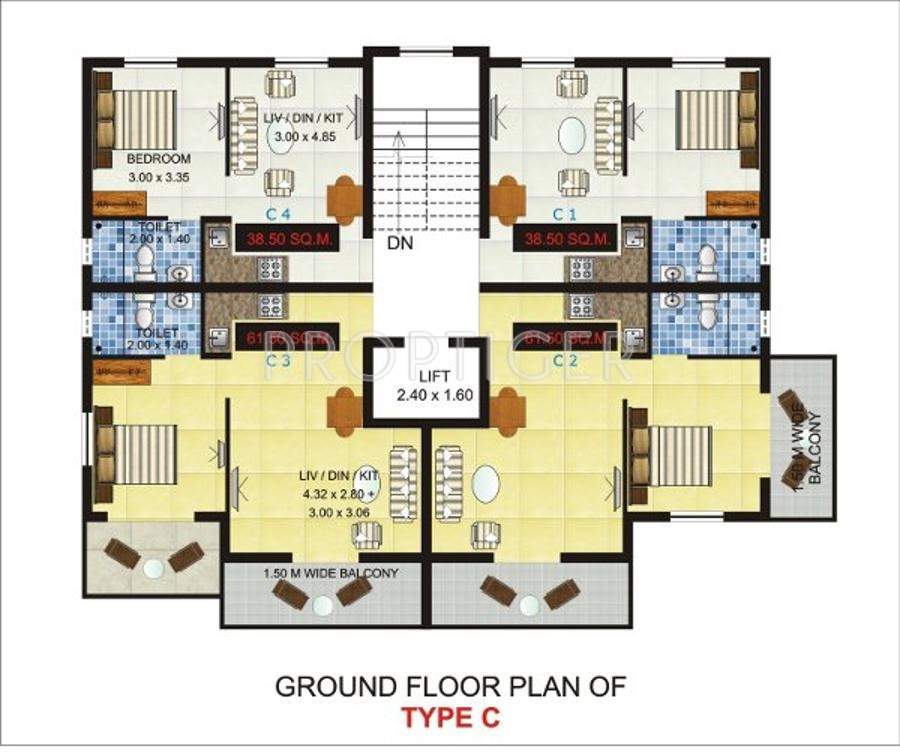 Images for Cluster Plan of B and F Ivy Retreat