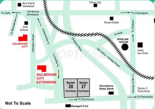  gulmohar-city-extension-villas Images for Location Plan of Raglan Infrastructure Ltd Gulmohar City Extension Villas