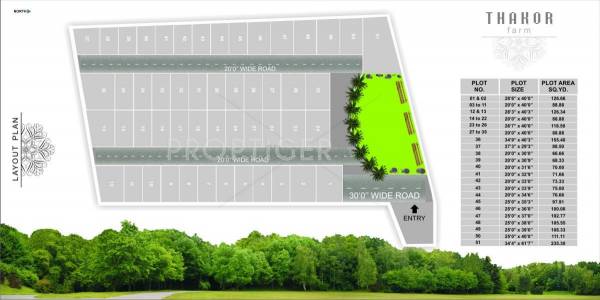 Layout Plan Shiv Shakti Developers Thakor Farm Layout Plan