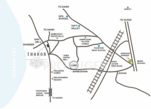 Location Plan shiv-shakti-developers thakor-farm Location Plan