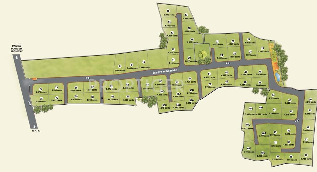 Shwas Homes Blue Berry Layout Plan