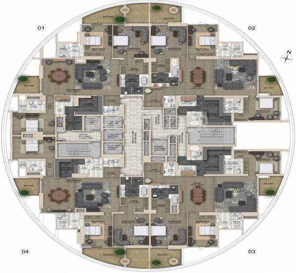 Images for Cluster Plan of 3C Four Seasons Images for Cluster Plan of 3C Four Seasons