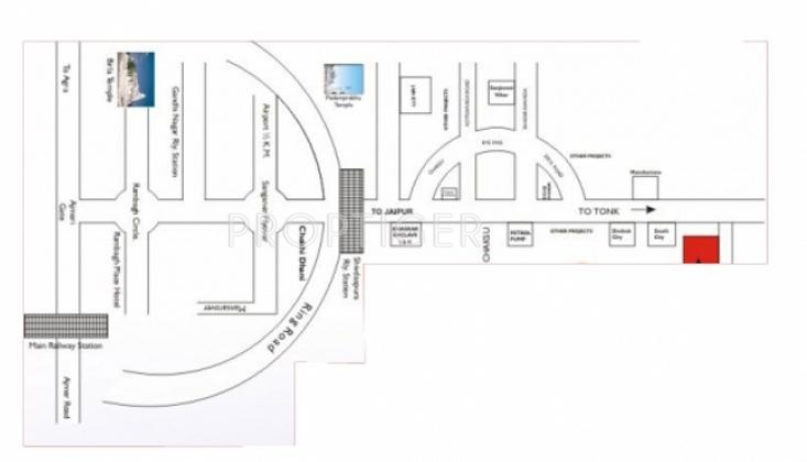Sai Nath Group Vatika Location Plan