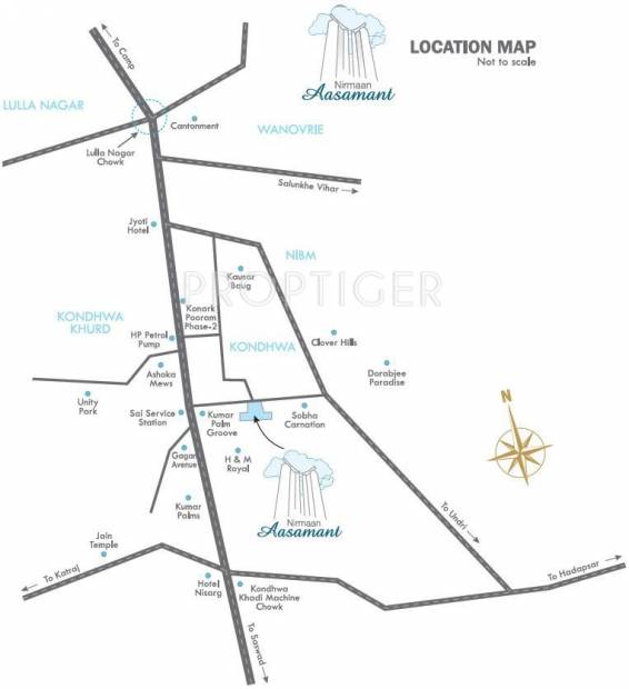 Images for Location Plan of Nirmaan Group Nirmaan Aasamant Villas