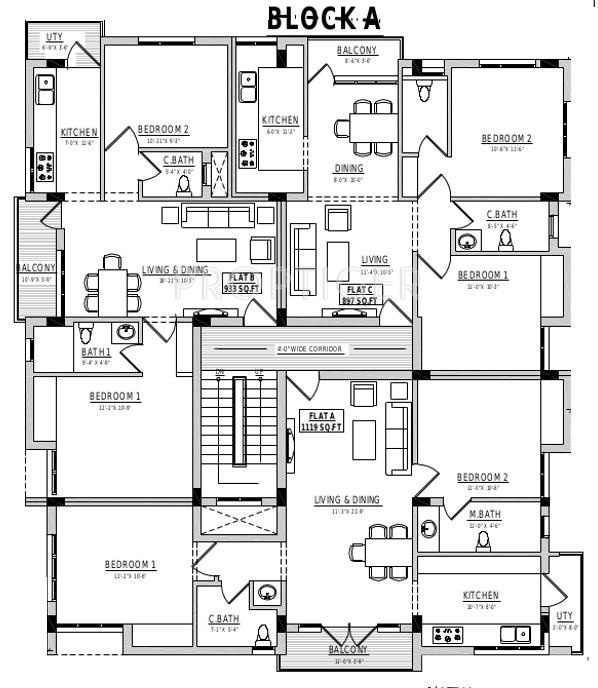 Images for Cluster Plan of Rahul Temple View