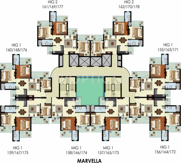 Images for Cluster Plan of Mahagun Marvella Images for Cluster Plan of Mahagun Marvella