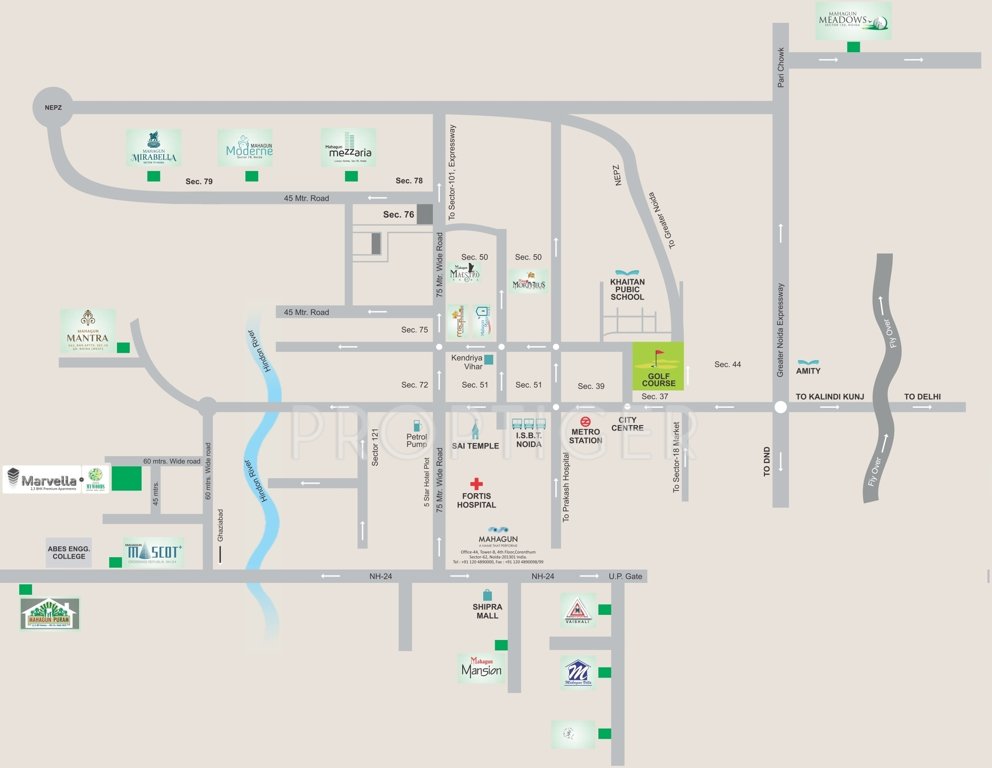 Images for Location Plan of Mahagun Marvella
