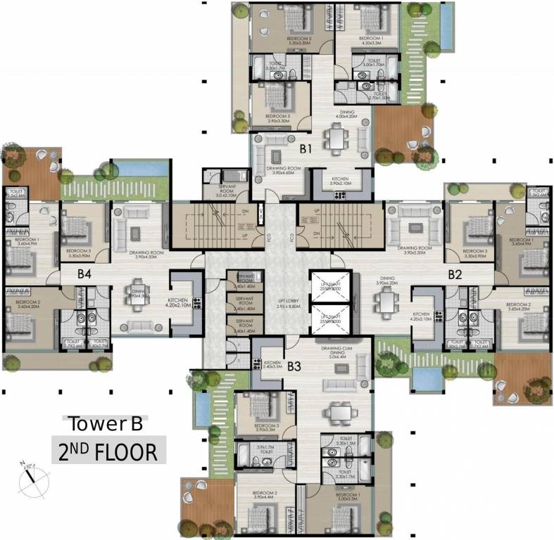 Images for Cluster Plan of Vedic Terrace Heights